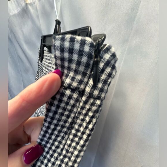 Zara Monochrome Gingham Mini Skirt - Picture 4 of 7